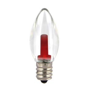 AREX LED CHILLY C21 1W E12 RED - LEDC21R12